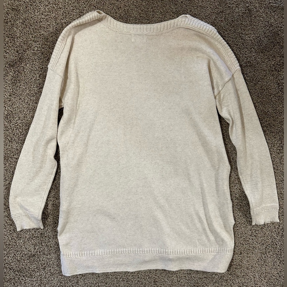Old Navy Elegant Cream Sweater - Picture 6 of 7